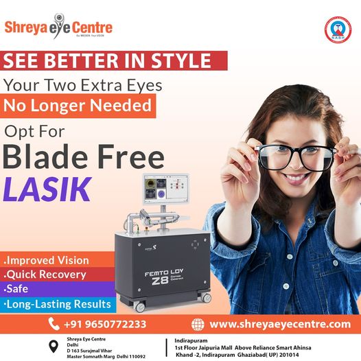 Blade Free Lasik at Best Eye Hospital in East Delhi